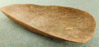 Lovely Early Non Tourist Coolamon Hand Carved Australian Aboriginal Bowl