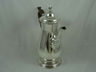 STUNNING GEORGE III solid silver COFFEE POT,  1771,  866gm 3