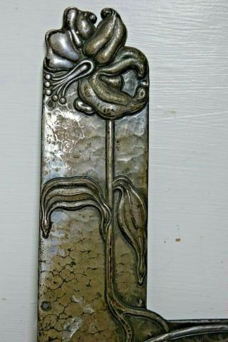 VERY LARGE ART NOUVEAU DOOR FINGER PLATE - EXTREMELY RARE HUGE EXAMPLE - L@@K 2