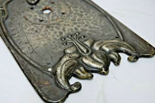 VERY LARGE ART NOUVEAU DOOR FINGER PLATE - EXTREMELY RARE HUGE EXAMPLE - L@@K 6