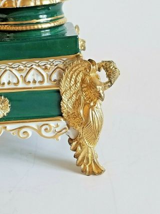 Imperial 19C French Sevres Porcelain Gilt Bronze Inkwell Stand 6