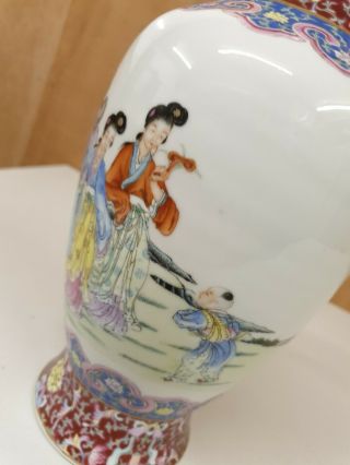 MAGNIFICENT VERY LARGE ANTIQUE CHINESE PORCELAIN VASE 10