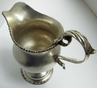 FINE EARLY ENGLISH ANTIQUE 18TH CENTURY GEORGIAN 1767 STERLING SILVER CREAM JUG 5