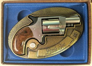 Little Joe Blank/flare Pistol With Buckle Holster.  5 Shot Revolver