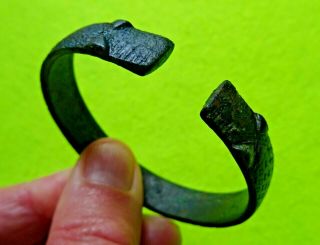 Viking Bronze Decorative Bracelet Dragon Head