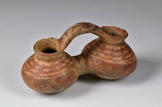 Pre Columbian Pottery Double Chambered Vessel