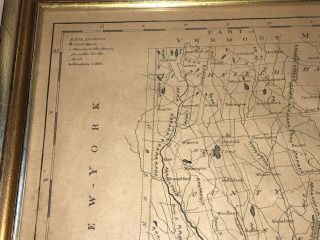 Antique Map Connecticut B.  Tanner 1796 American Ed.  Winterbothams John Reid Pub. 10