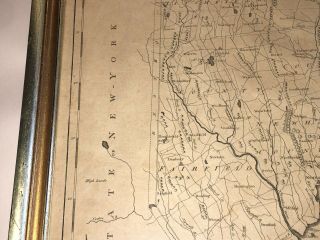Antique Map Connecticut B.  Tanner 1796 American Ed.  Winterbothams John Reid Pub. 11