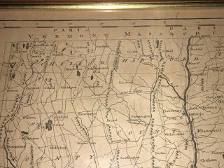 Antique Map Connecticut B.  Tanner 1796 American Ed.  Winterbothams John Reid Pub. 9