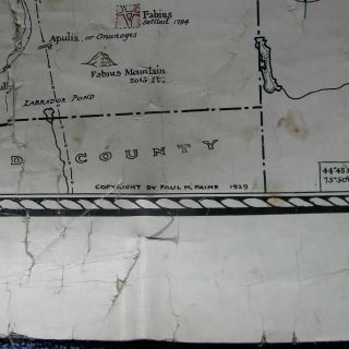 History & Romance of Onondaga County - Paul M Paine - vintage map 1929 3