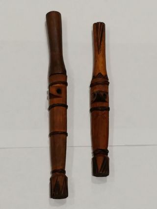 Small African Knives With Wood Sheaths