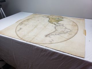 Herman Moll Map Of The Western Hemisphere Circa 1802 2