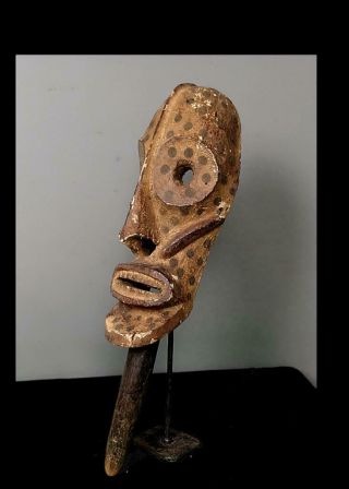 Old Tribal Unusual Bozo Spotted Skull Mask - Mali 3