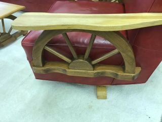 Vintage Western Cowboy Wagon Wheel Red Living Room Set,  Couch,  Tables & Chairs 12
