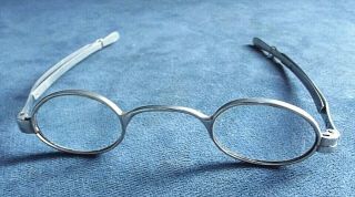 V.  RARE Georgian SOLID SILVER SPECTACLES London 1830 Mary Ann Holmes 2