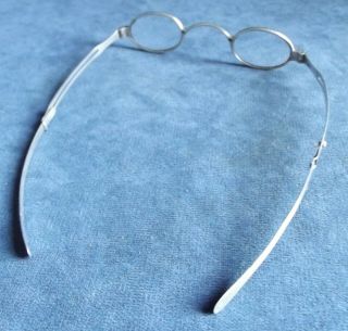 V.  RARE Georgian SOLID SILVER SPECTACLES London 1830 Mary Ann Holmes 7