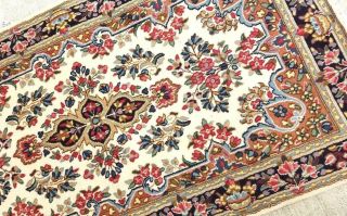 PERSIA KERMON - YAZDI HAND - KNOTTED WOOL EXTREMELY DURABLE RUG 4 ' X7 ' F 6