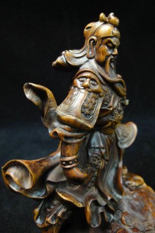 Old Chinese Boxwood Hand Carving 