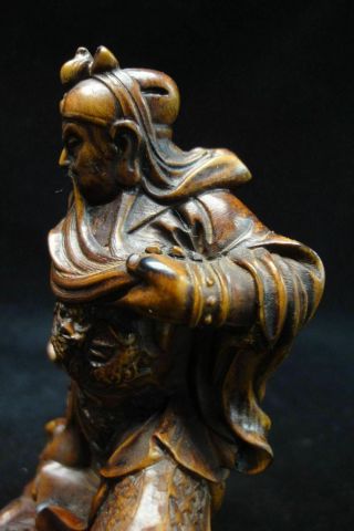 Old Chinese Boxwood Hand Carving 