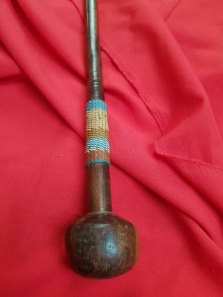 ANTIQUE SOUTH AFRICAN ZULU KNOBKERRIE WIREWORK AFRICA COLLECTABLE 2