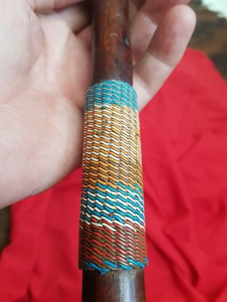 ANTIQUE SOUTH AFRICAN ZULU KNOBKERRIE WIREWORK AFRICA COLLECTABLE 6