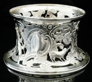 Silver Potato Ring Dish Stand,  Chester 1898,  George Nathan & Ridley Hayes 2
