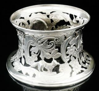 Silver Potato Ring Dish Stand,  Chester 1898,  George Nathan & Ridley Hayes 4