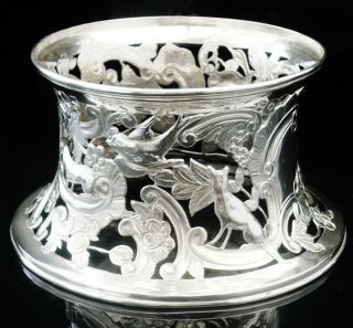 Silver Potato Ring Dish Stand,  Chester 1898,  George Nathan & Ridley Hayes 5