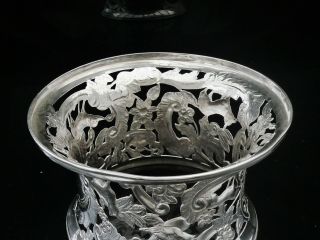 Silver Potato Ring Dish Stand,  Chester 1898,  George Nathan & Ridley Hayes 8