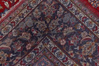 Traditional Vintage Floral Area Rug Hand - Knotted Oriental Vintage Carpet 8 x 12 11