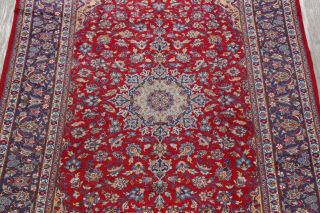 Traditional Vintage Floral Area Rug Hand - Knotted Oriental Vintage Carpet 8 x 12 5