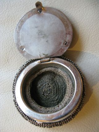 Antique Art Nouveau French Fleur De Lis Steel Bead Tam O Shanter Coin Purse 7