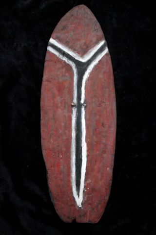 Striking Old Mendi War Shield - Southern Highlands Png 1970 