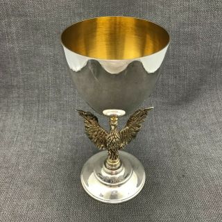 AURUM Silver ' St PAUL ' S CATHEDRAL ' Goblet designed by JOCELYN BURTON 1975 4
