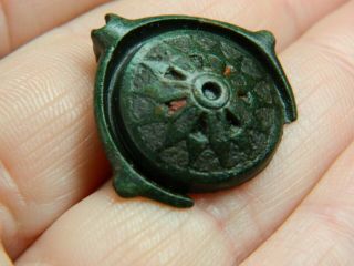 Roman Romano British Bronze Umbonate Fibula Brooch Metal Detecting Detector