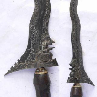 11 lok SEMAR KRIS keris Solo Surakarta Wayang puppet sword dagger java Indonesia 10