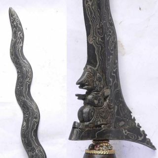 11 lok SEMAR KRIS keris Solo Surakarta Wayang puppet sword dagger java Indonesia 8