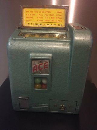 Antique Ace Trade Stimulator Gumball Vendor Keys