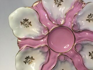 Antique Austrian Porcelain Oyster Wall Plate c.  late 1800s 10