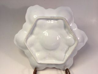 Antique Austrian Porcelain Oyster Wall Plate c.  late 1800s 11