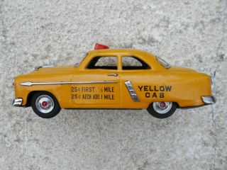 MARUSAN SAN KOSUGE 1950S FORD TAXI FRICTION WITH TAXIMETER EXCLNT CONDTN 3