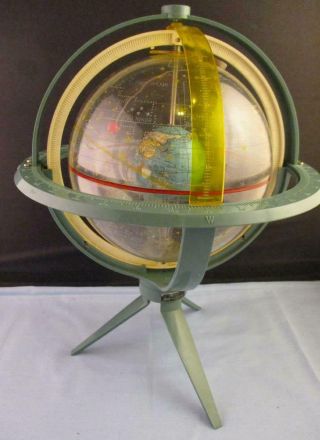 Vtg Rare 1960s Torica Astro Globe World Celestial Sphere Space Age W/stand