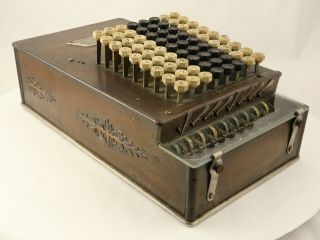 Comptometer Calculator Model A with Glass Front,  S/N 18206 10