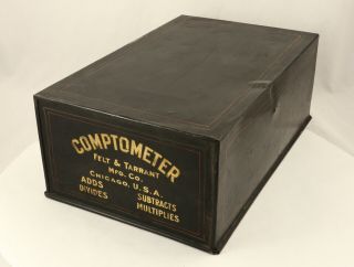 Comptometer Calculator Model A with Glass Front,  S/N 18206 12