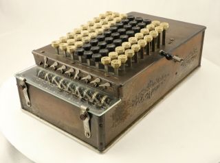 Comptometer Calculator Model A With Glass Front,  S/n 18206