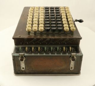 Comptometer Calculator Model A with Glass Front,  S/N 18206 2