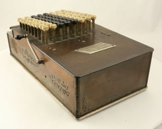 Comptometer Calculator Model A with Glass Front,  S/N 18206 7