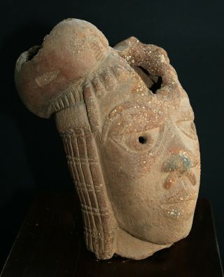 African Art,  NOK,  terracota head fragment,  Nigeria,  TL - 9