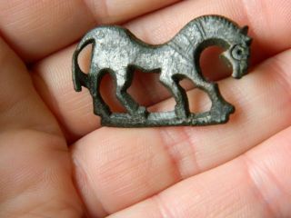 Roman Romano British Silvered Bronze Horse Brooch Metal Detecting Detector