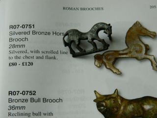 Roman Romano british silvered bronze horse brooch metal detecting detector 2